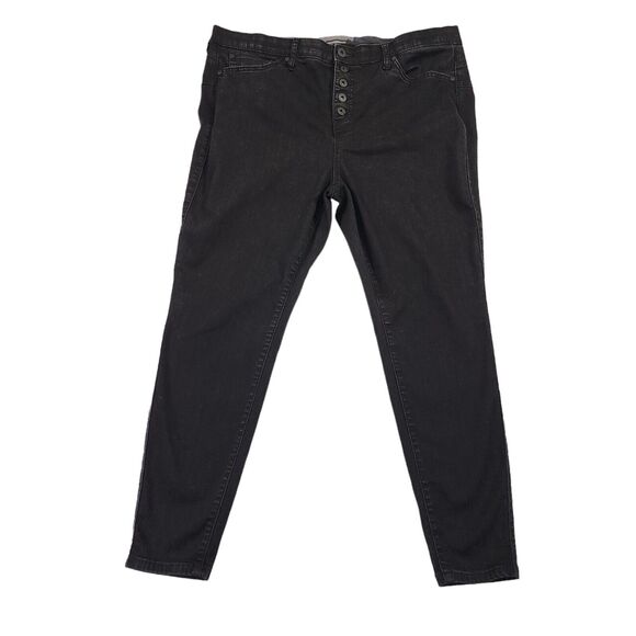 TORRID Black Bombshell Skinny Premium Stretch High-Rise Jean Size 22 Reg - Picture 1 of 9